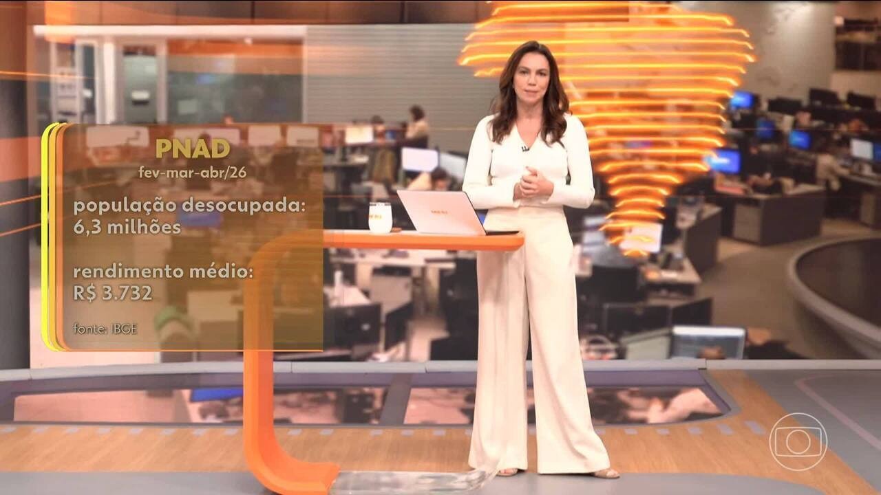 Taxa de desemprego alcança 5,8% em trimestre até abril, a menor para o período, aponta IBGE