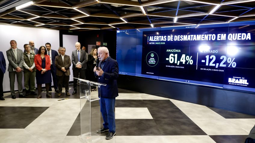 Desmatamento na Amazônia atinge mínima histórica com queda de 61,4%, aponta Deter
