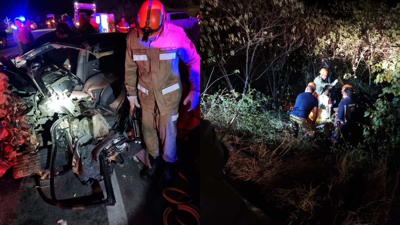 Colisão frontal deixa dois mortos e quatro feridos em Canindé, CE