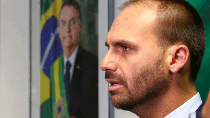 Eduardo Bolsonaro critica decisão do STF e ataca ministro Flávio Dino