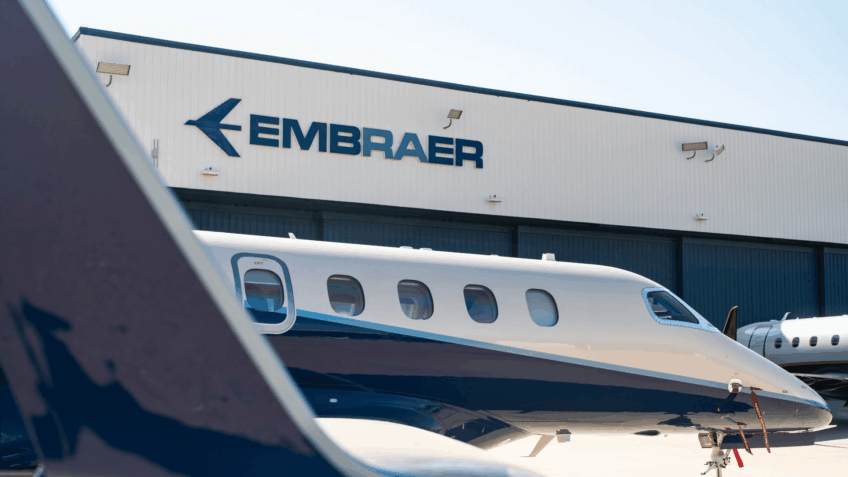 Embraer tem receita recorde para o 1º tri, mas lucro cai 51%