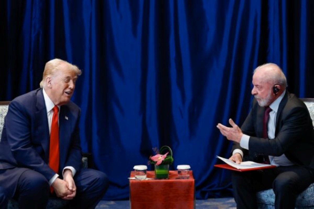 Lula e Trump se encontram após críticas