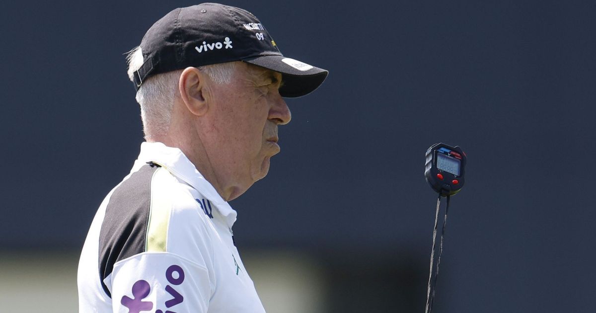 Ancelotti detalha escalação e elogia Endrick para o ataque da Seleção Brasileira