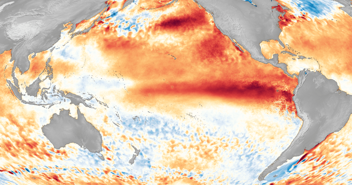 El Niño impacta culturas tropicais: NOAA confirma padrão climático com risco de 'super El Niño' em 2027
