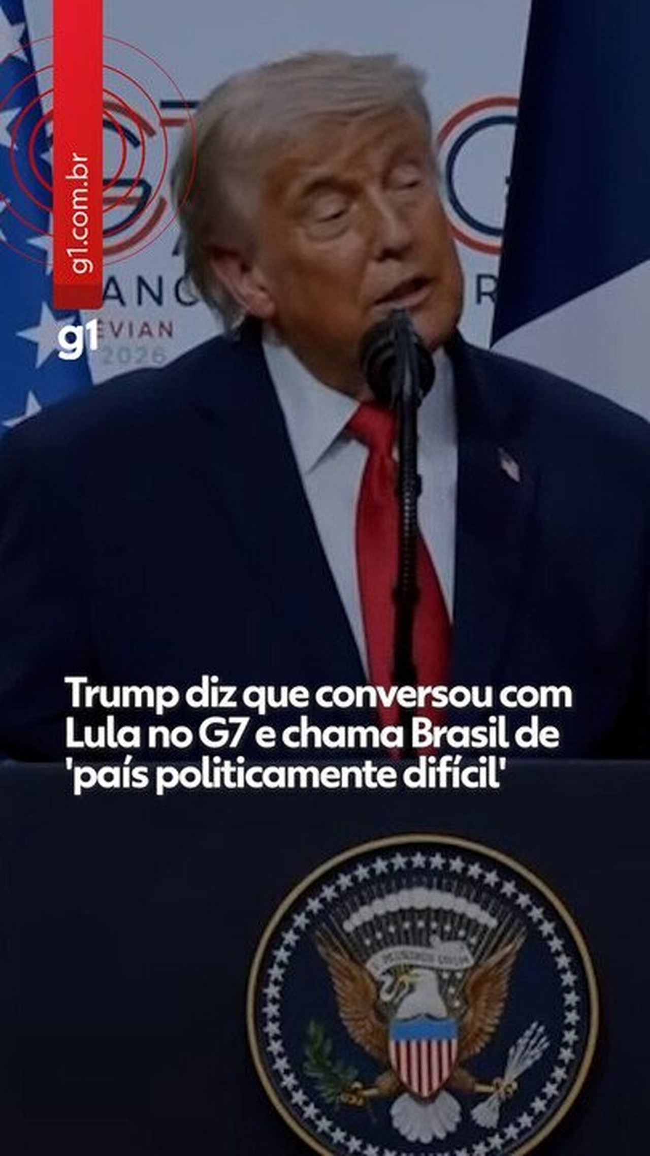 Lula e Trump trocam farpas no G7: Brasil endossa apenas três de oito declarações