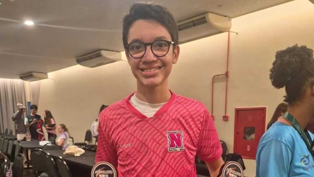 Enxadrista Pedro Lucas Araújo Dantas conquista pódio nacional, alçando RN ao destaque no Fenaj 2026
