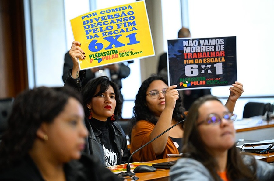 Senado Federal mantém em compasso de espera projeto sobre jornada de trabalho 6x1