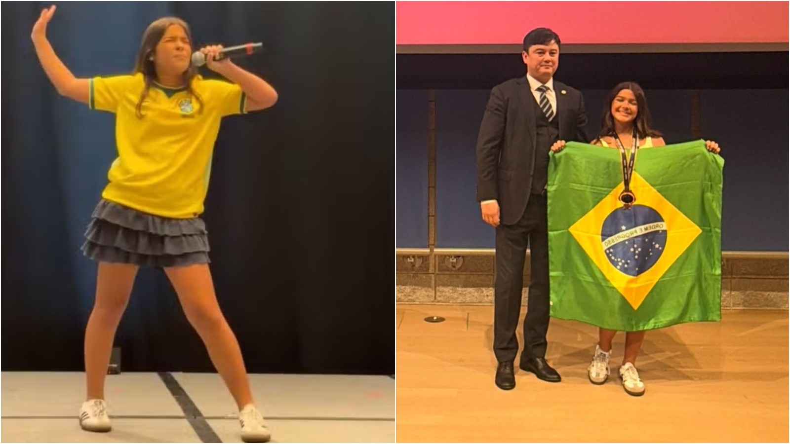 Estudante que cantou Joelma em olimpíada científica conquista bronze em NY