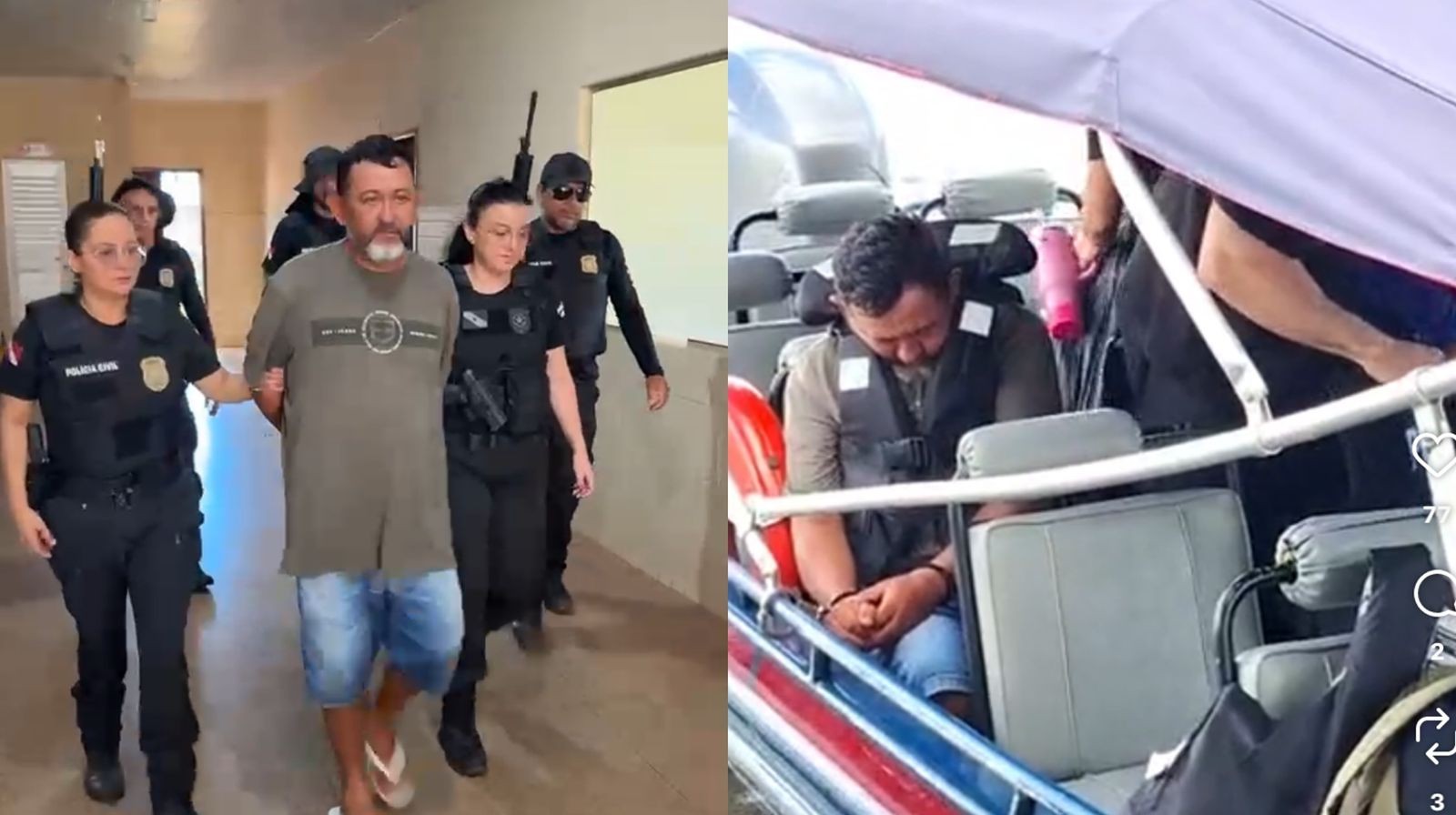 Suspeito de matar mãe é transferido para Santarém