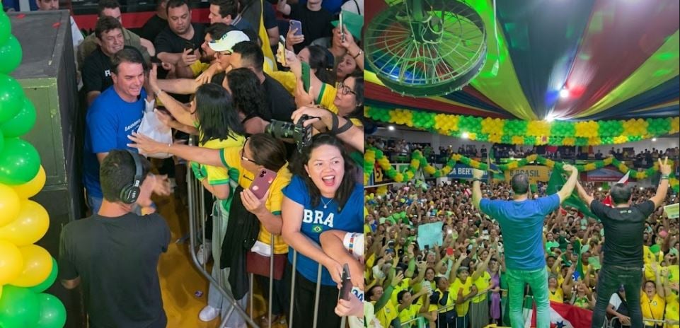 Flávio Bolsonaro associa camisa da Seleção Brasileira a seu nome