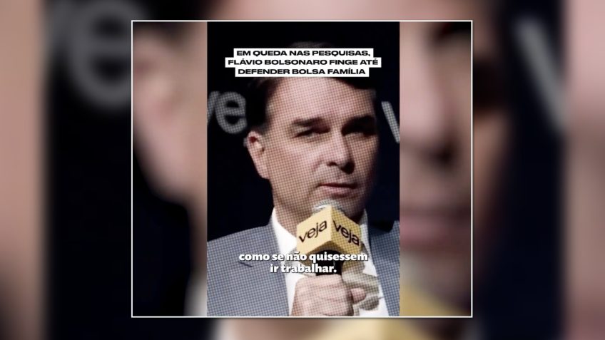 PT critica Flávio Bolsonaro por suposta defesa do Bolsa Família e queda em pesquisas
