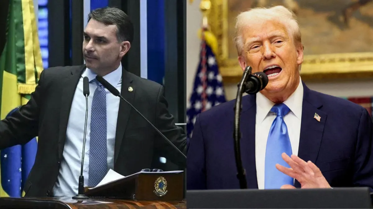 Flávio Bolsonaro embarca para os EUA em busca de encontro com Trump