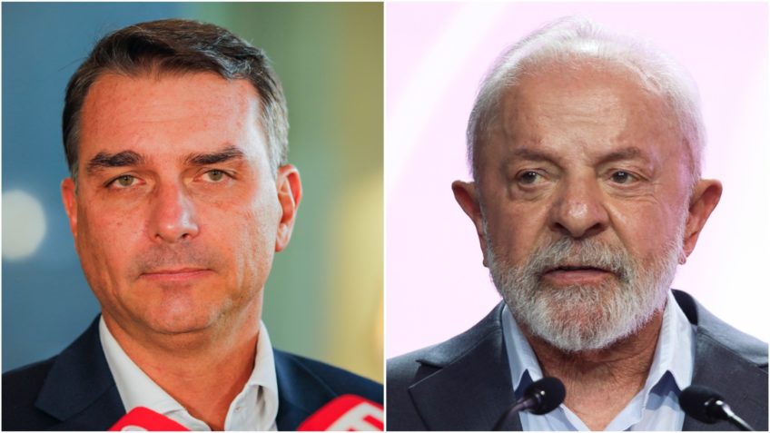 Flávio Bolsonaro provoca Lula e acusa imprensa