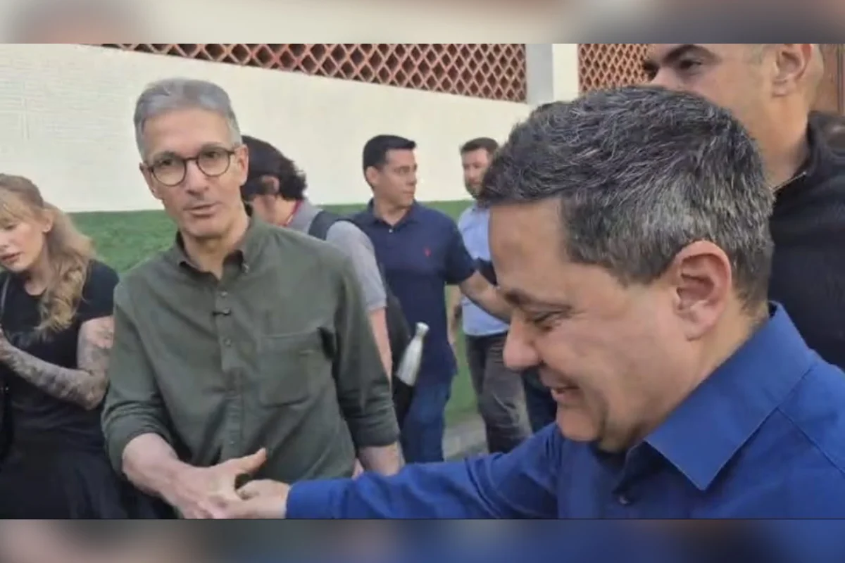 Romeu Zema é alvo de protesto durante agenda política em Belo Horizonte