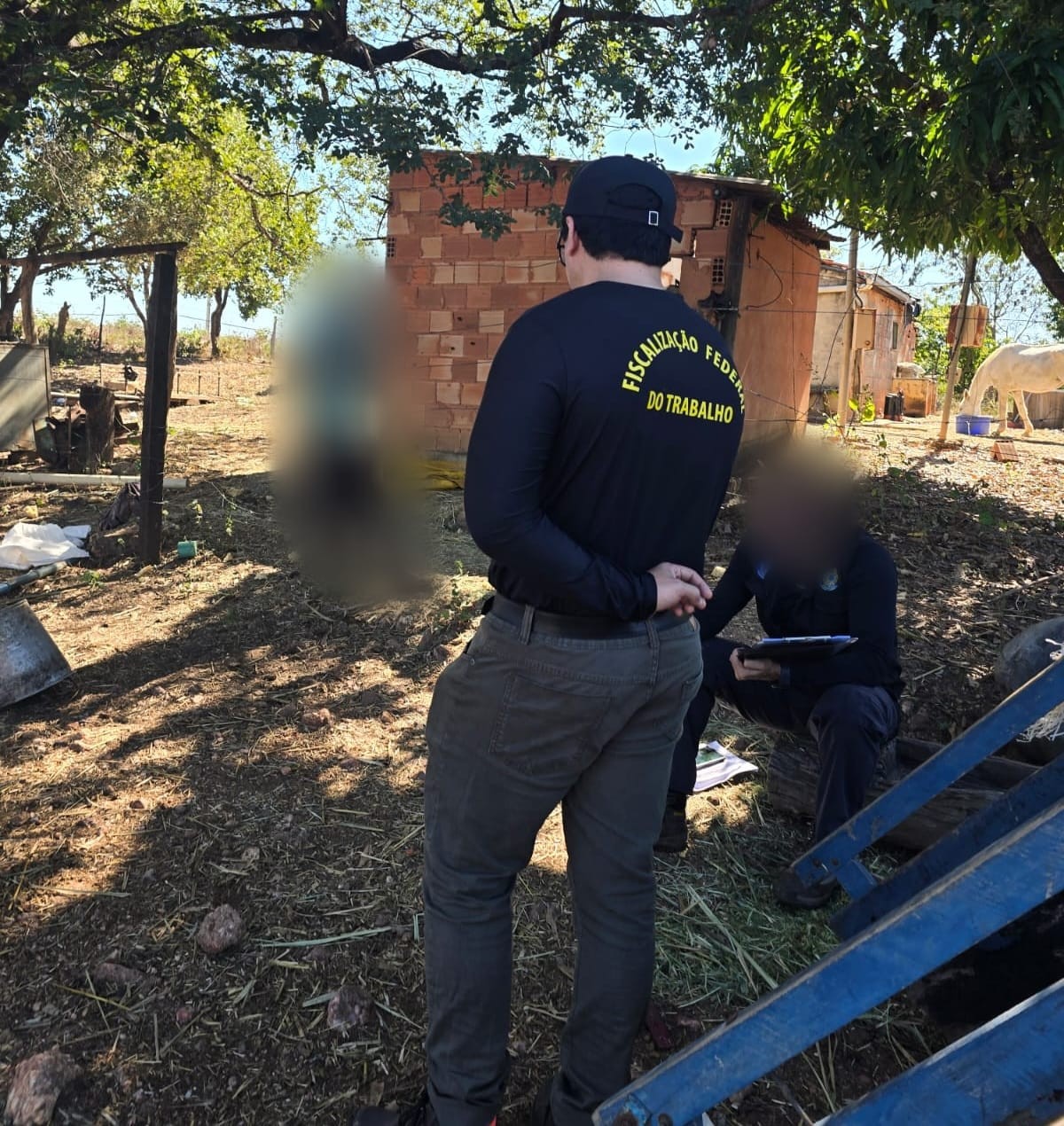Servidores encontram trabalhador resgatado em condições análogas à escravidão vivendo em barracão precário