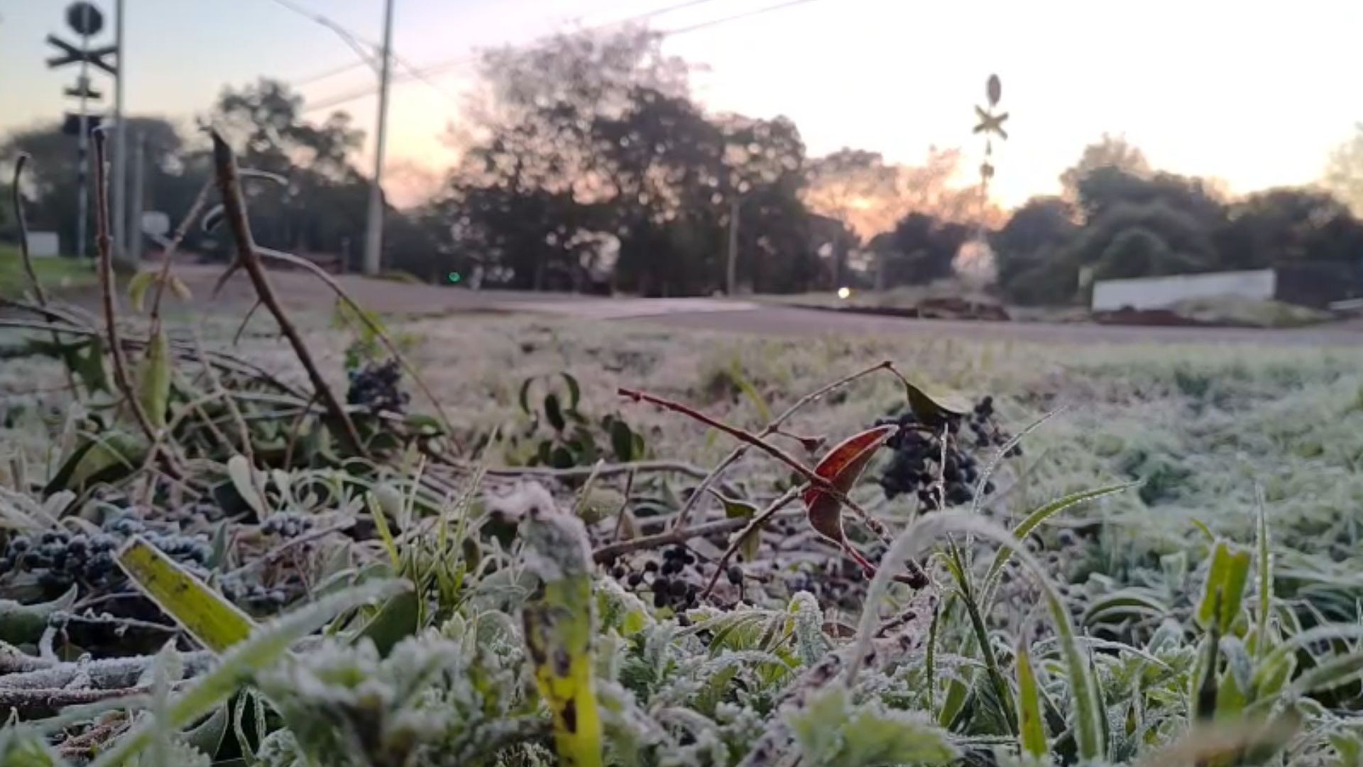 Massa de ar frio derruba temperaturas e traz geada ao Rio Grande do Sul