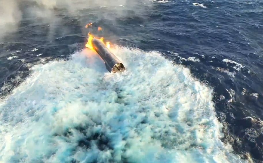 Starship da SpaceX conclui missão com pouso controlado no mar