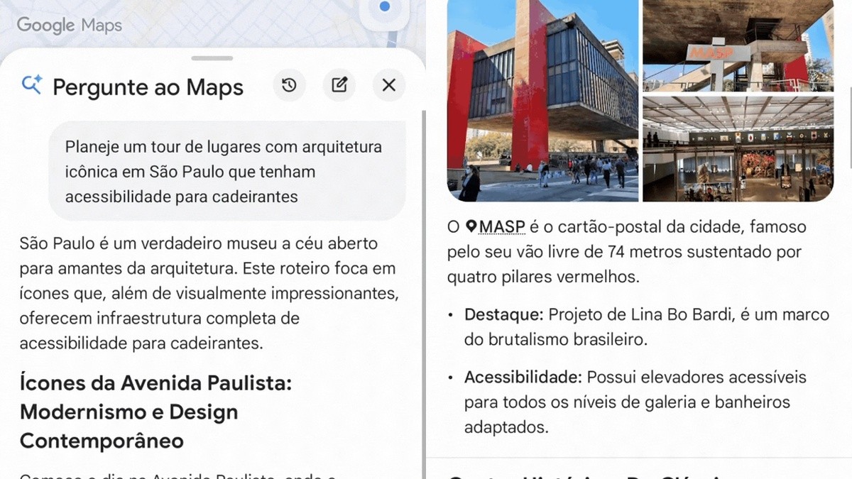 Google Maps agora conversa com você para recomendar lugares e ônibus no Brasil