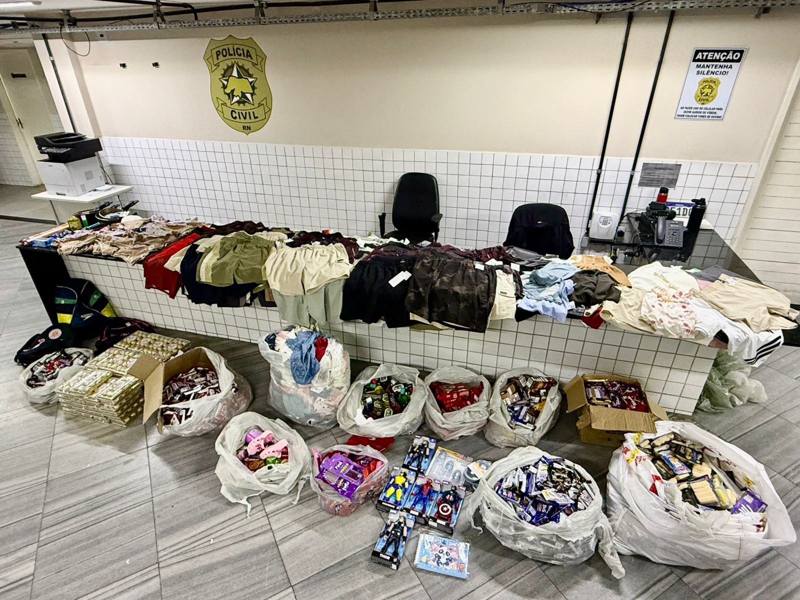Polícia de Natal desarticula grupo criminoso e recupera R$ 100 mil em furtos