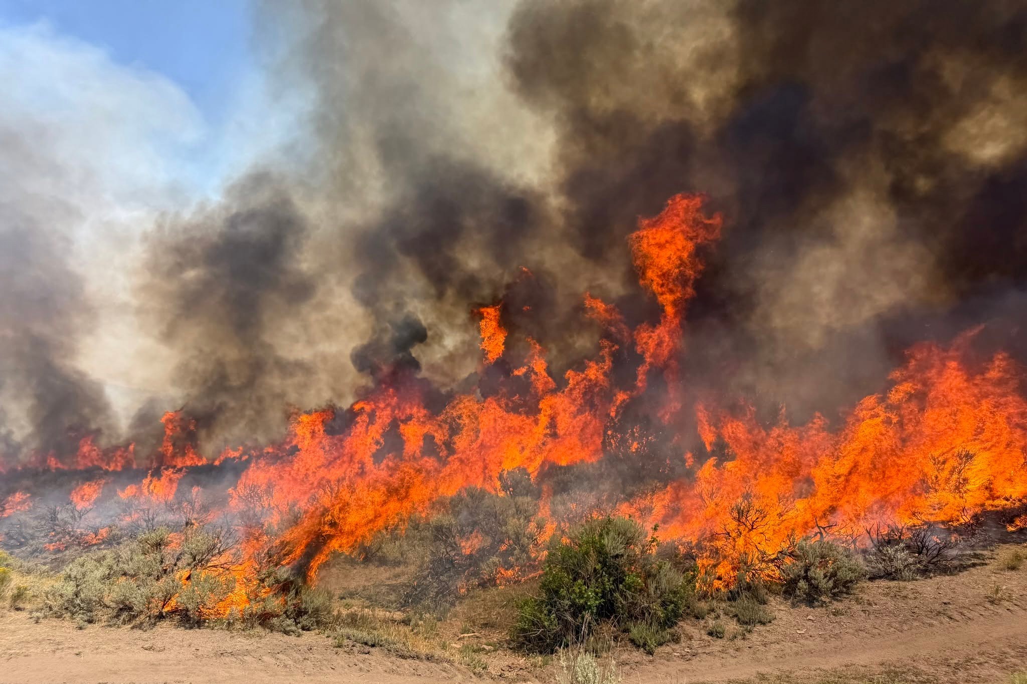 Helicóptero que combatia incêndio florestal sofre queda em Utah