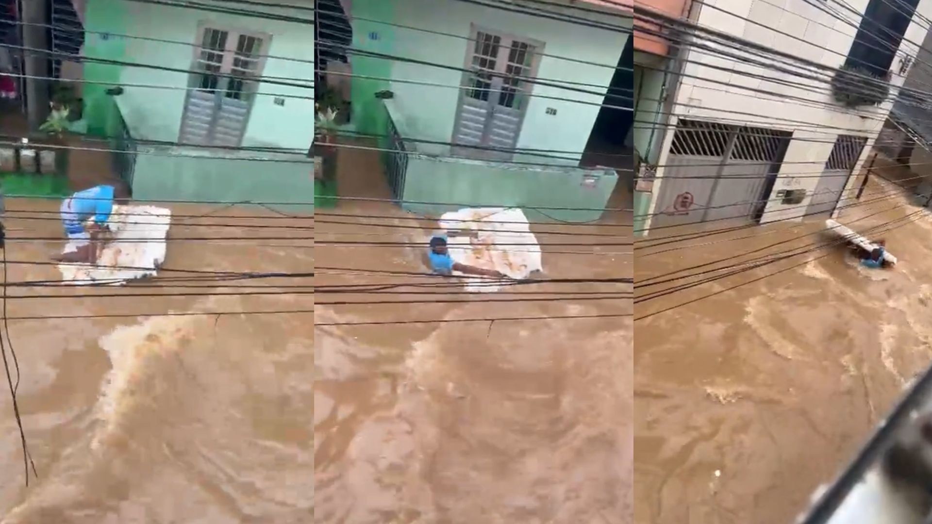 Homem é arrastado por enchente em Jaboatão dos Guararapes