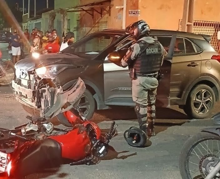 Homem é preso por direção perigosa após perseguição em Mossoró