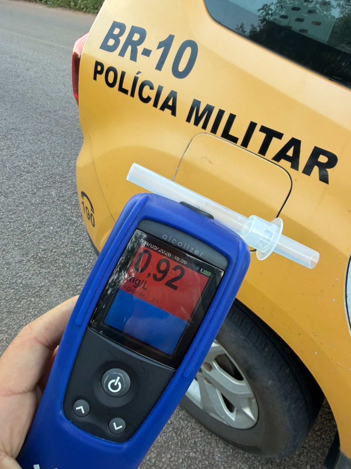 CPRE prende condutor embriagado e sem CNH em blitz na Grande Natal