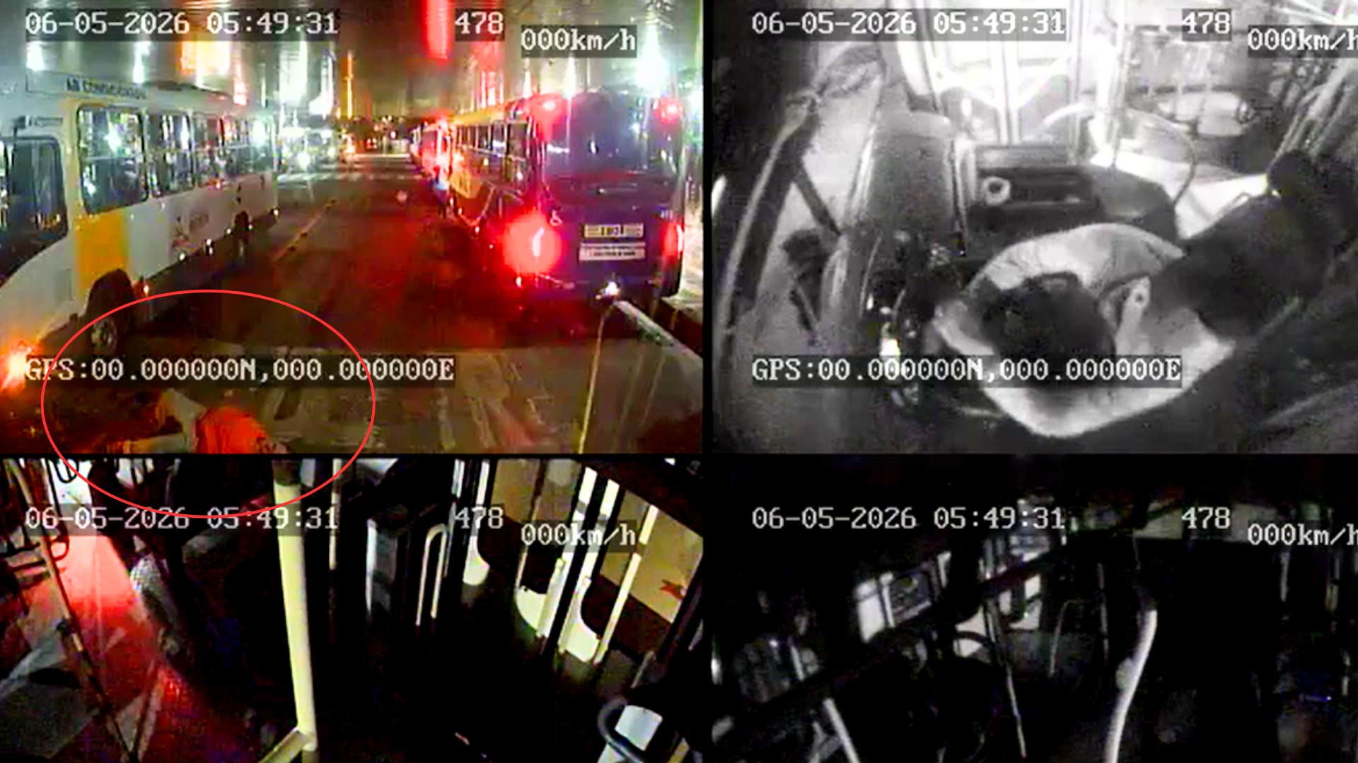 Idoso sofre atropelamento por ônibus em Rio Preto