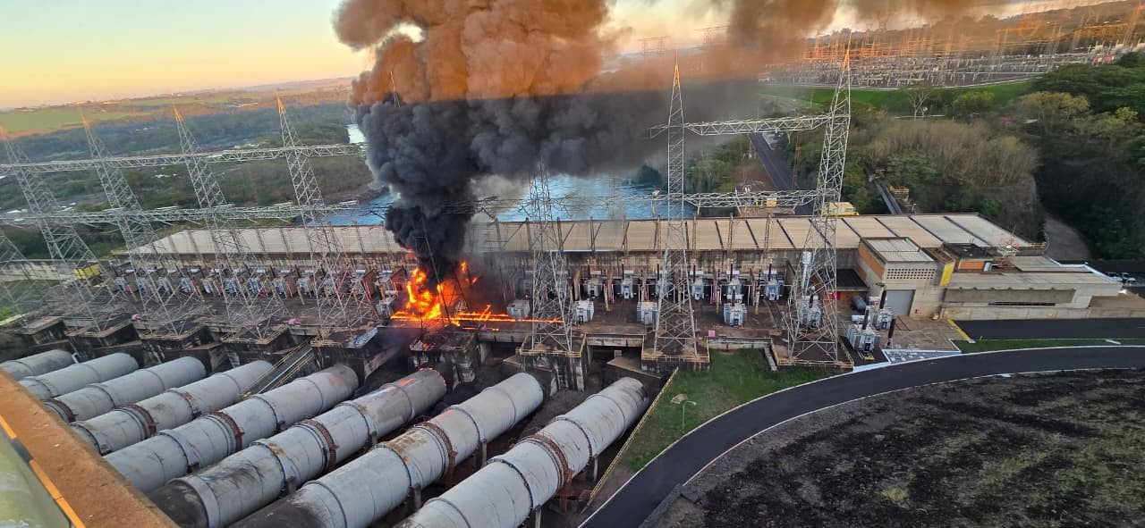 Incêndio atinge transformador na Usina Hidrelétrica de Marimbondo em Icém