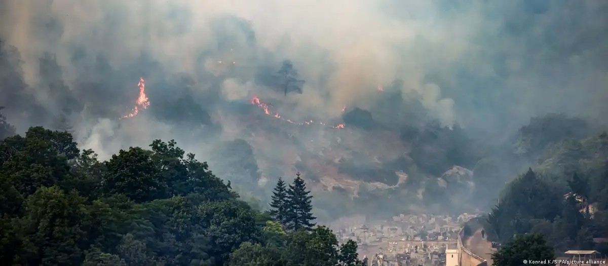 Incêndios devastam florestas na Europa sob calor intenso; Autoridades em alerta