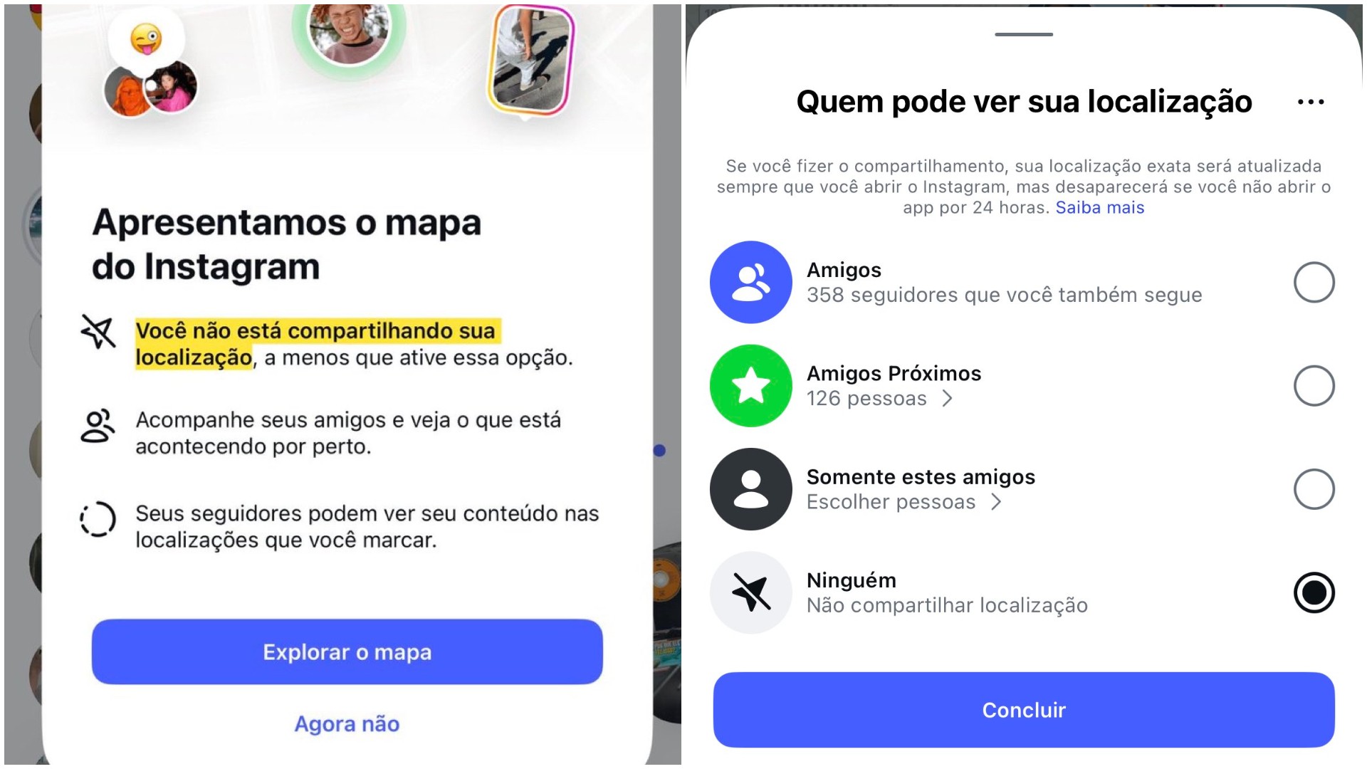 Instagram introduz "Mapa do Instagram" no Brasil, gerando preocupações com privacidade