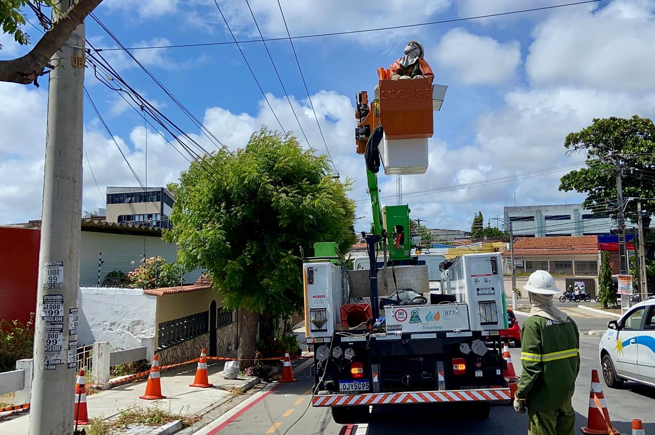 Obras elétricas causam interdições pontuais no trânsito da Zona Norte de Natal até sábado