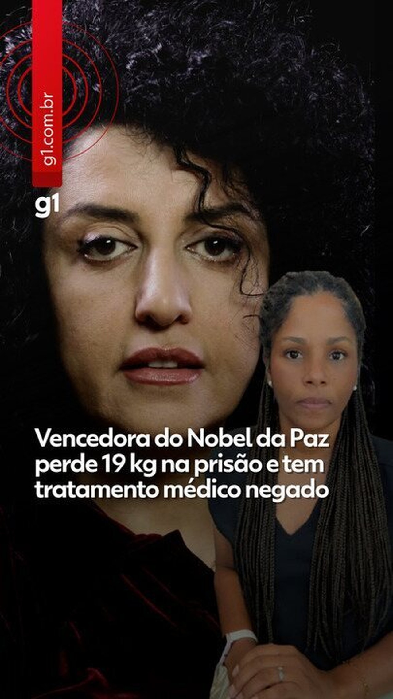 Irã nega tratamento vital a Narges Mohammadi, Nobel da Paz