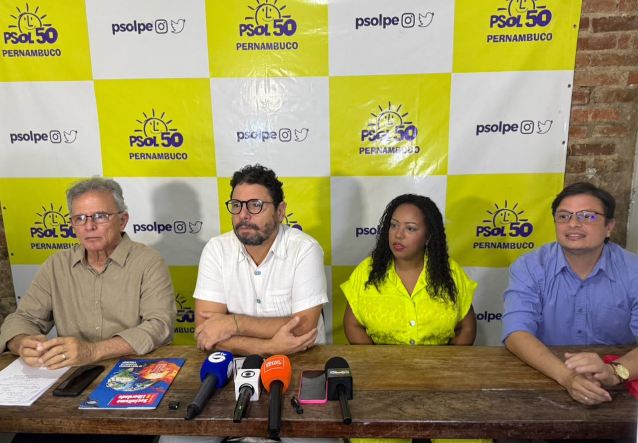 PSOL-Rede lança Ivan Moraes e Alice Gabino para o governo de PE