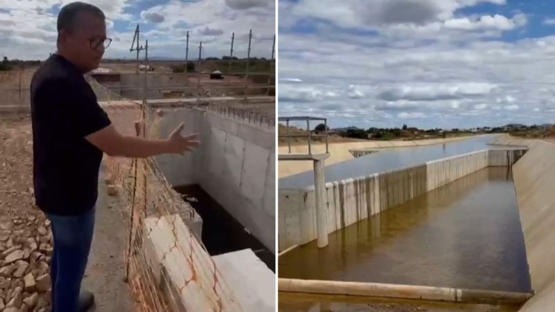 Jornalista paraibano relata interrupção de água no Ramal do Apodi e ameaças após denúncias