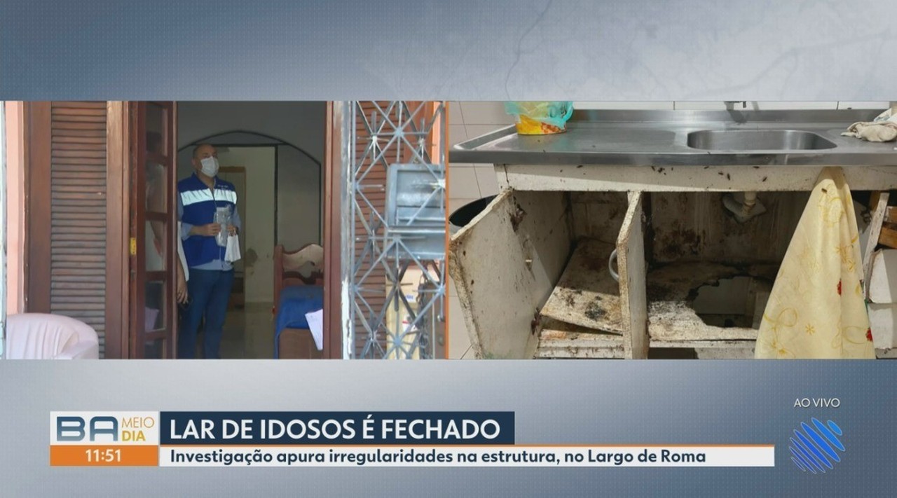 Lar de idosos Irmã Elizabete é fechado em Salvador por condições insalubres
