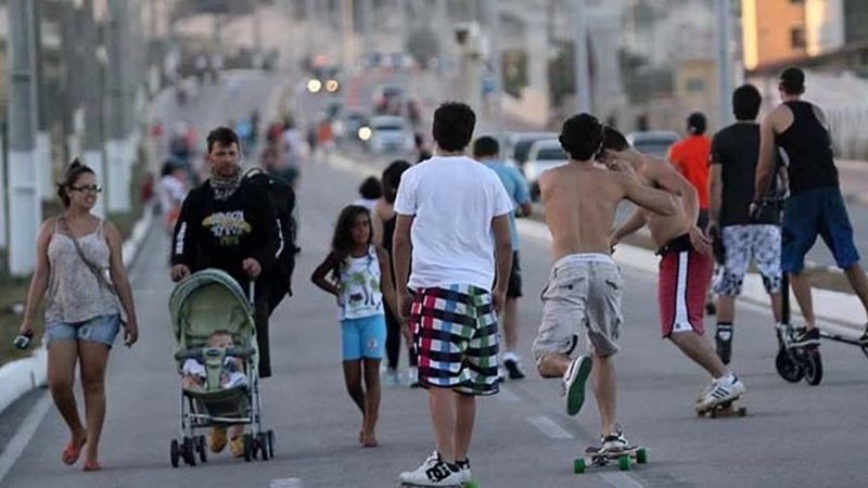Natal institui programa para transformar vias públicas em áreas de lazer