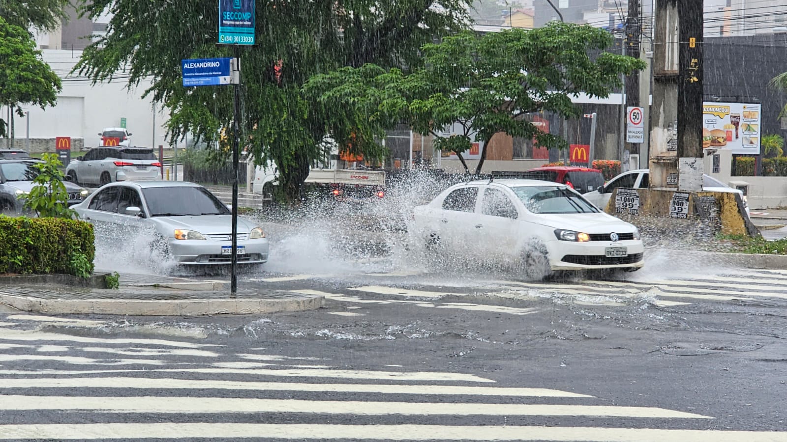 Litoral do RN recebe chuvas intensas e acumulados ultrapassam 80 mm, revela Emparn