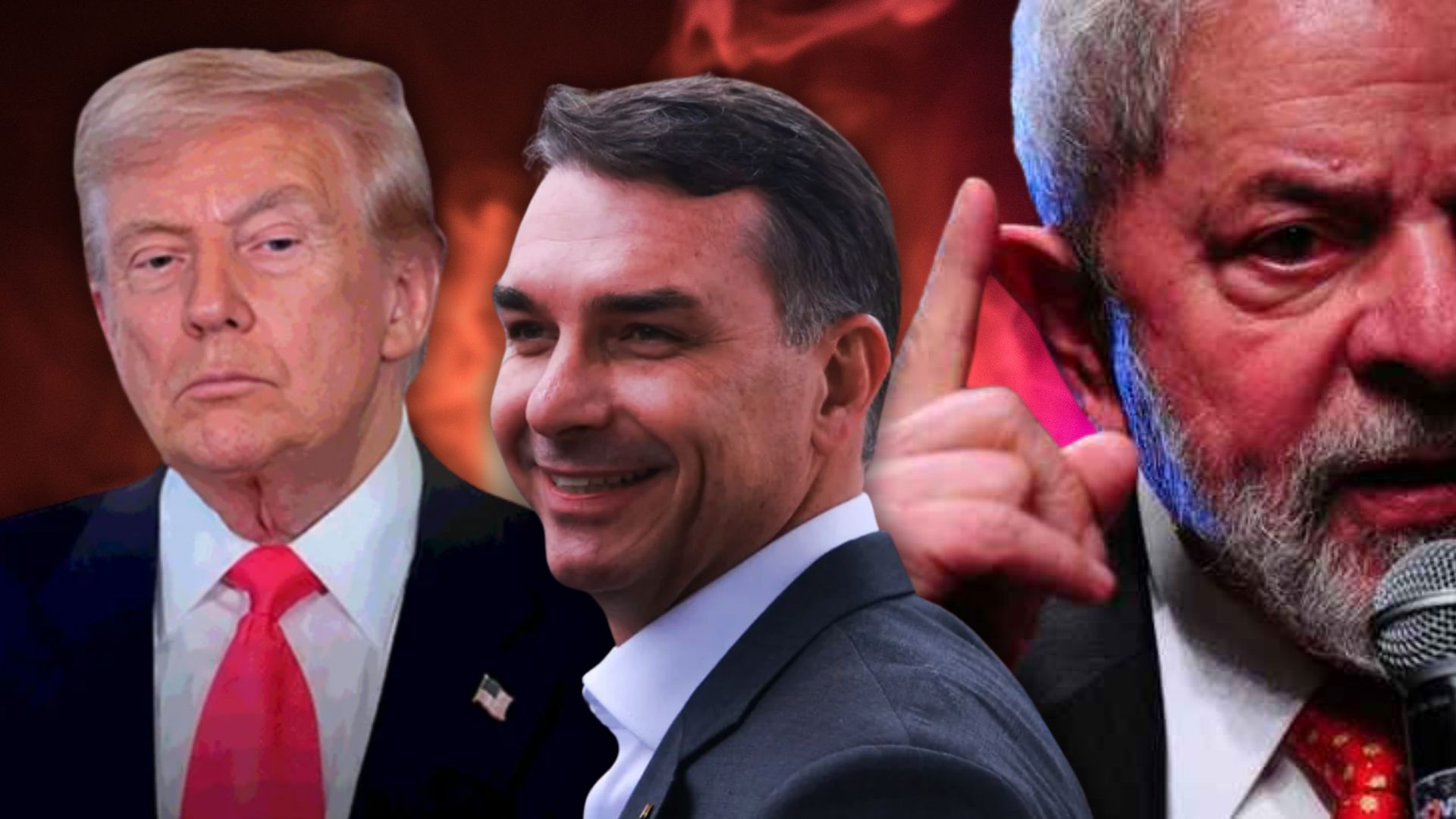 Lula e Flávio Bolsonaro trocam acusações sobre tarifaço dos EUA em disputa política