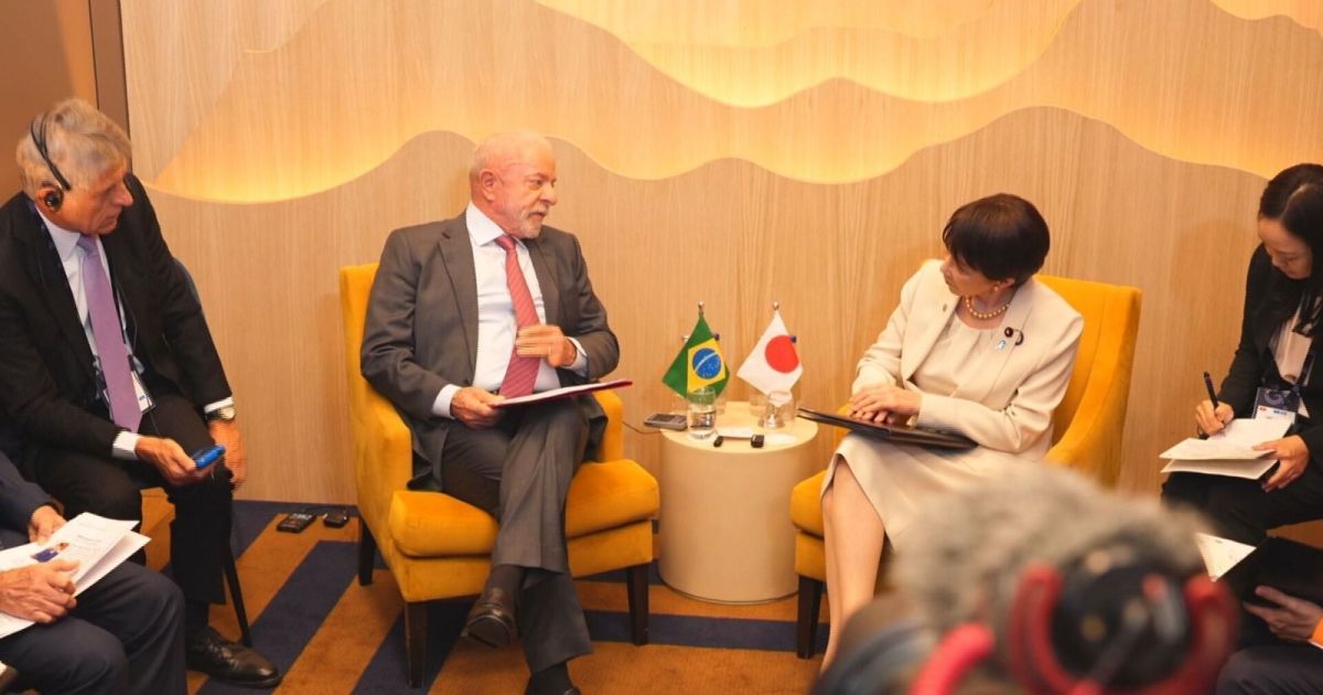 Lula encontra premiê do Japão no G7 e discute acordo com o Mercosul