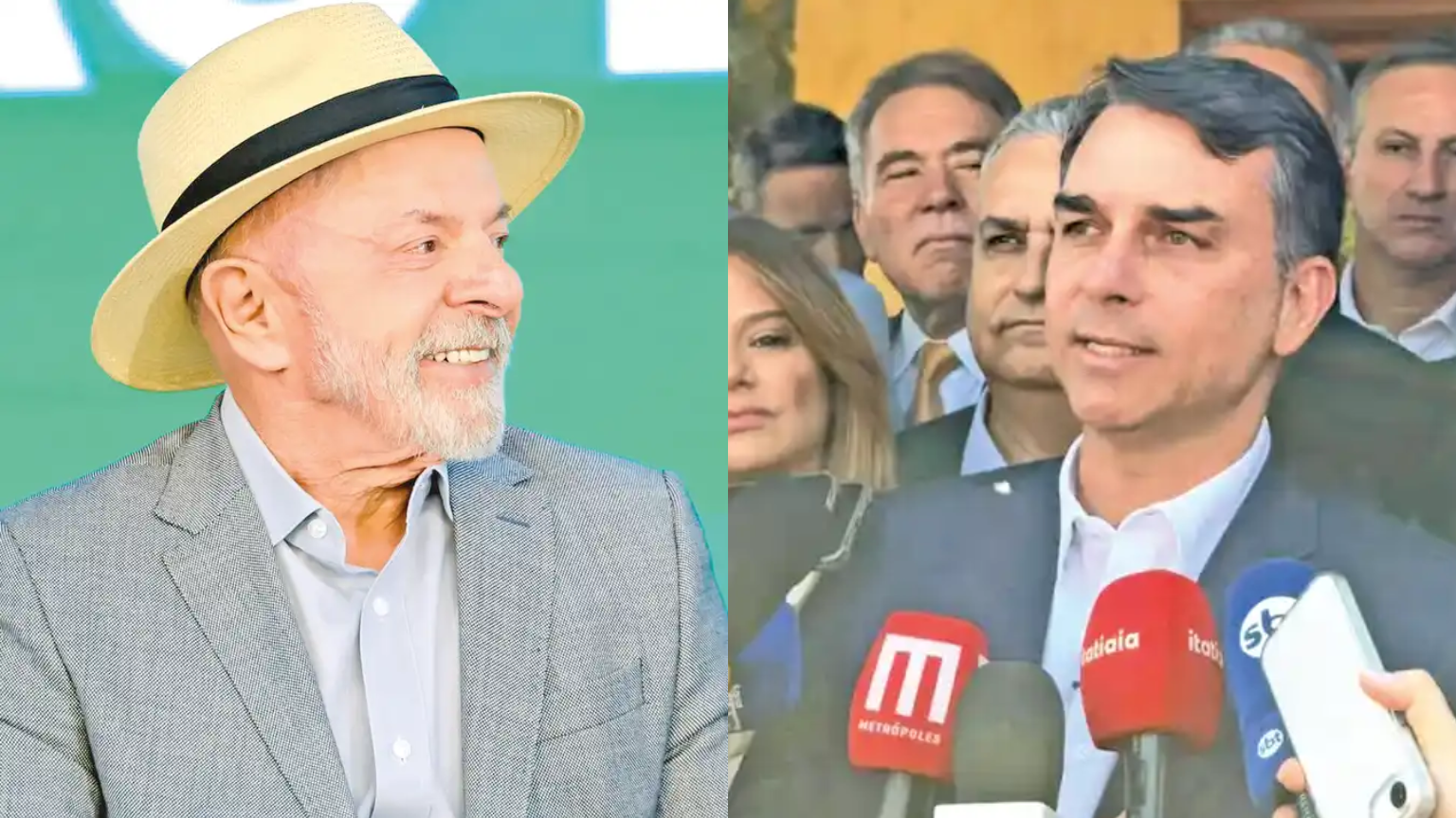 Lula exalta governo e Flávio busca voto feminino na estreia da propaganda na TV