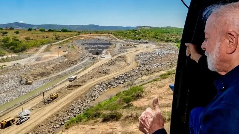 Presidente Lula inaugura Túnel Major Sales no RN sem a água do Rio São Francisco