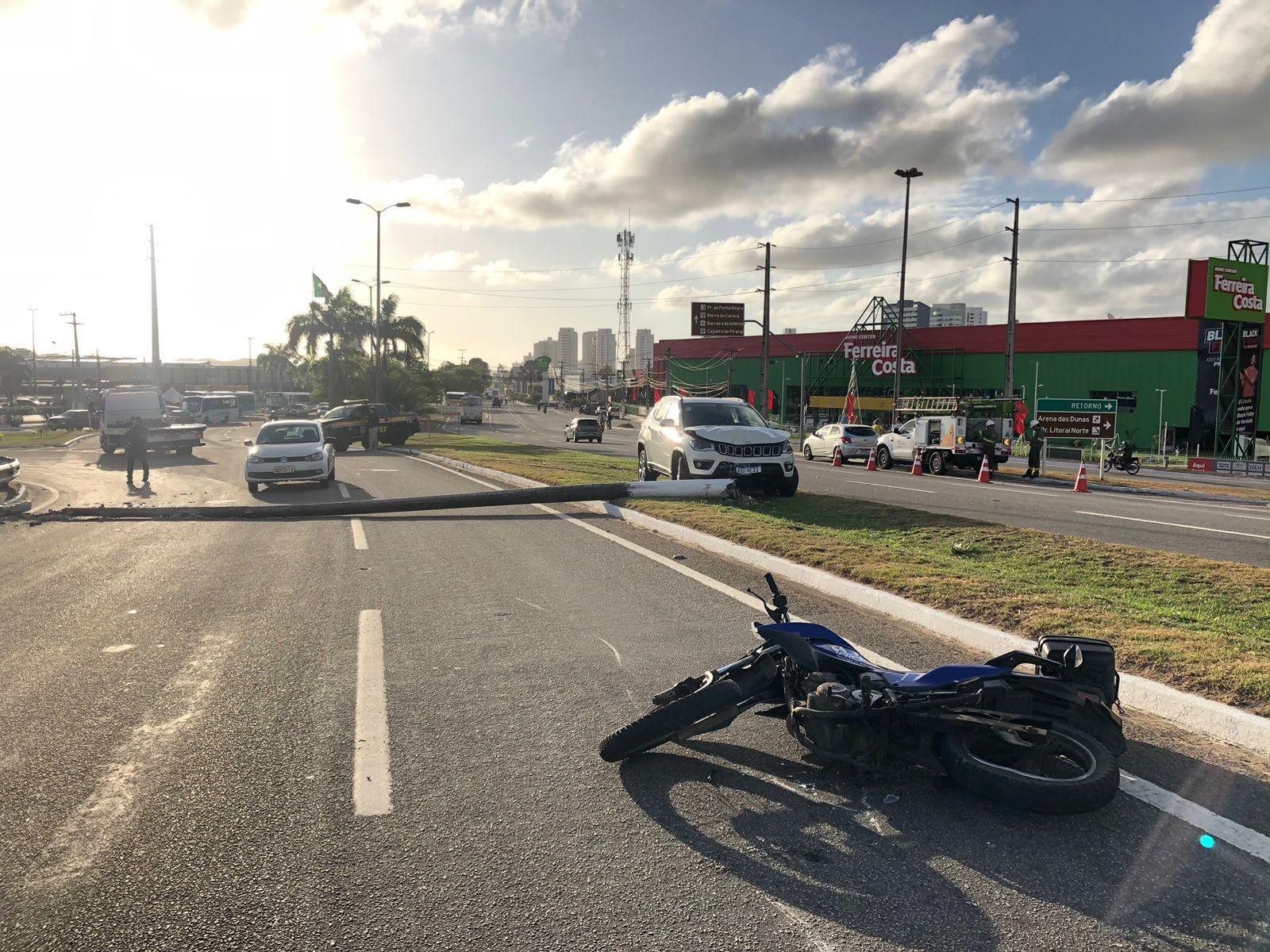 Maior hospital do RN atende uma vítima de acidente de moto a cada 3h