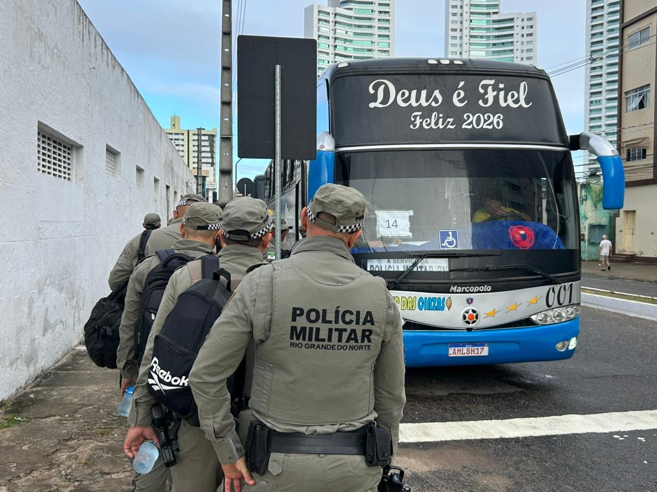 Polícia Militar de Natal envia mais de 230 agentes para reforçar segurança do Pingo da Mei Dia em Mossoró