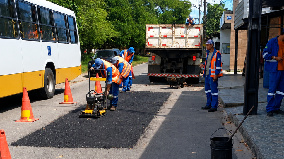 Seinfra amplia conservação urbana e alcança 428 ruas de Natal