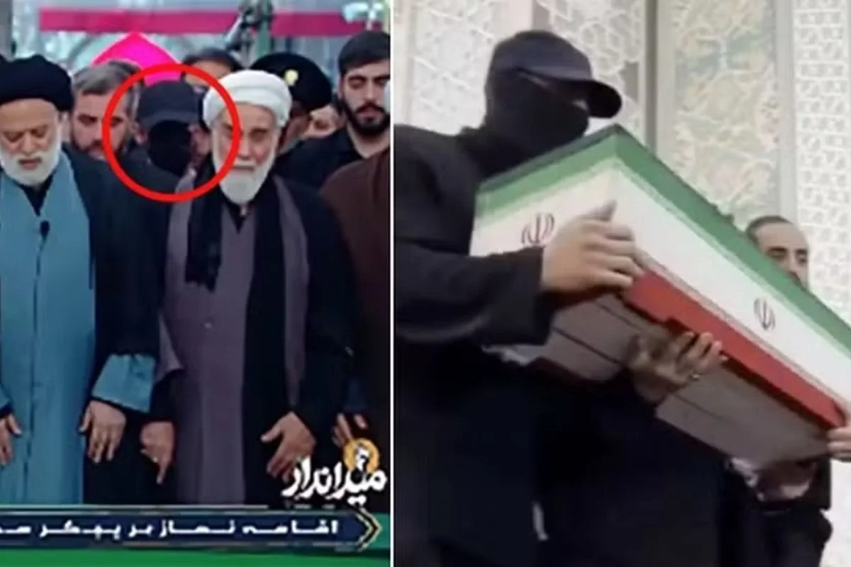 Identidade de homem mascarado no funeral de Ali Khamenei é revelada
