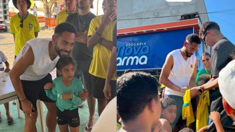 Matheus Cunha recebe homenagem calorosa em Baía Formosa após Copa do Mundo