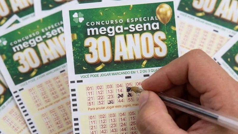 Caixa anuncia R$ 200 milhões em Mega-Sena 30 Anos