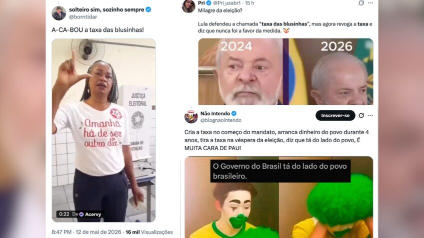 Lula revoga taxa das blusinhas e divide Internautas