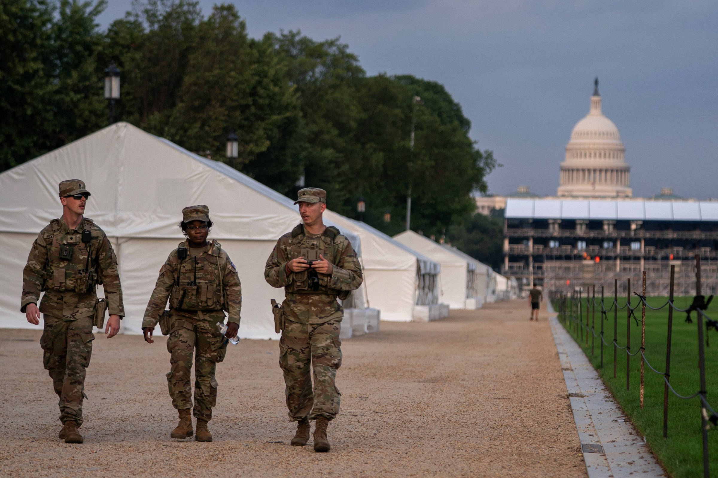 Guarda Nacional completa um ano de patrulhamento ostensivo em Washington